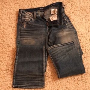 Silver jeans. Suki. 29x33